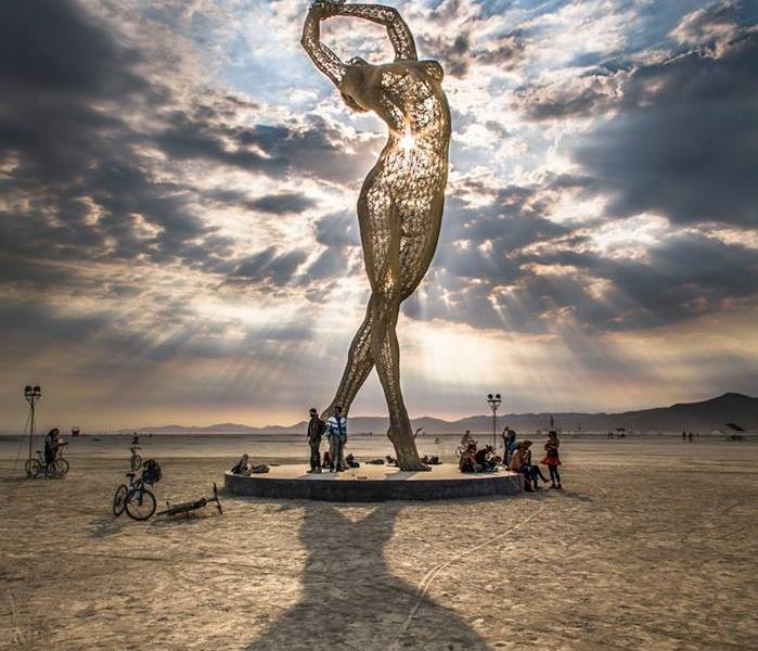 "Truth is Beauty" by Marco Cochrane - Burning Man festival, Black Rock City - Nevada (USA)
