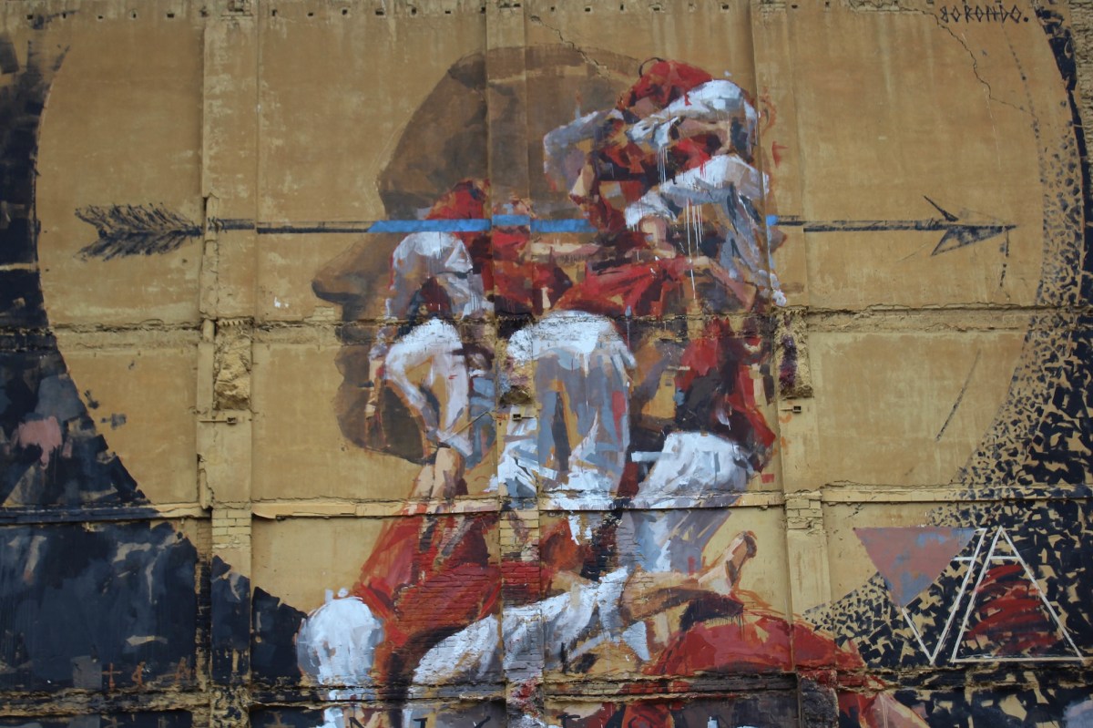 Borondo @ Barcellona per “Fer Lenya” Openwalls Conference 2015
