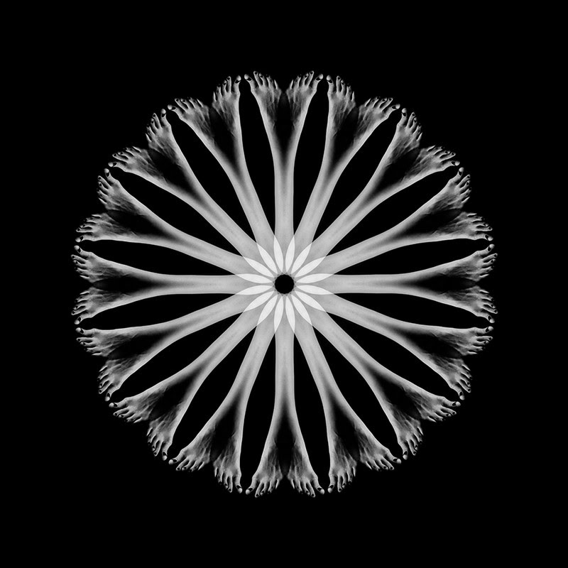 Body mandalas by Federico Bianchi