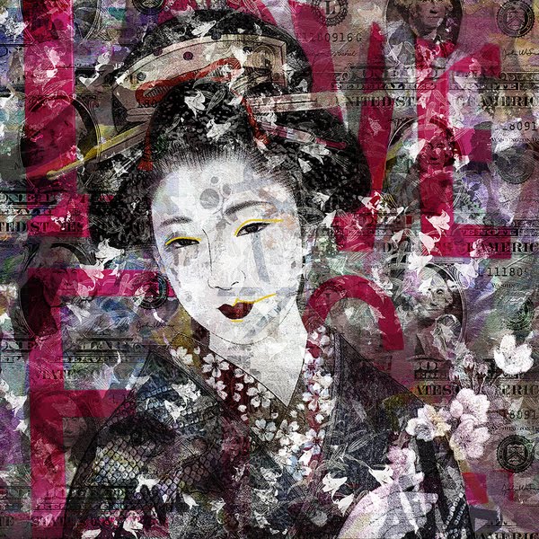 "Geisha Under The Glass" by Matteo Giachetti