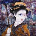 “Geisha Under The Glass” by Matteo Giachetti