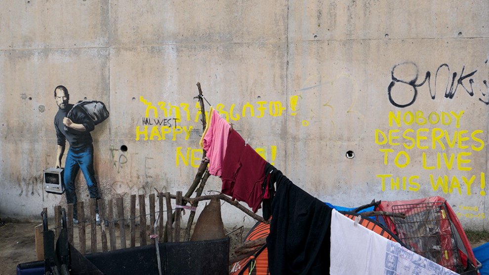 Banksy - Steve Jobs - Calais