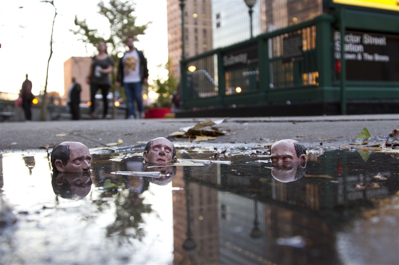 Isaac Cordal @ New York