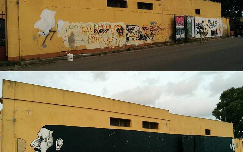 Andrea Casciu @ Guspini (Sardegna) per Decoriamo su bixinau