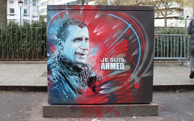 C215 @ Parigi for Charlie Hebdo