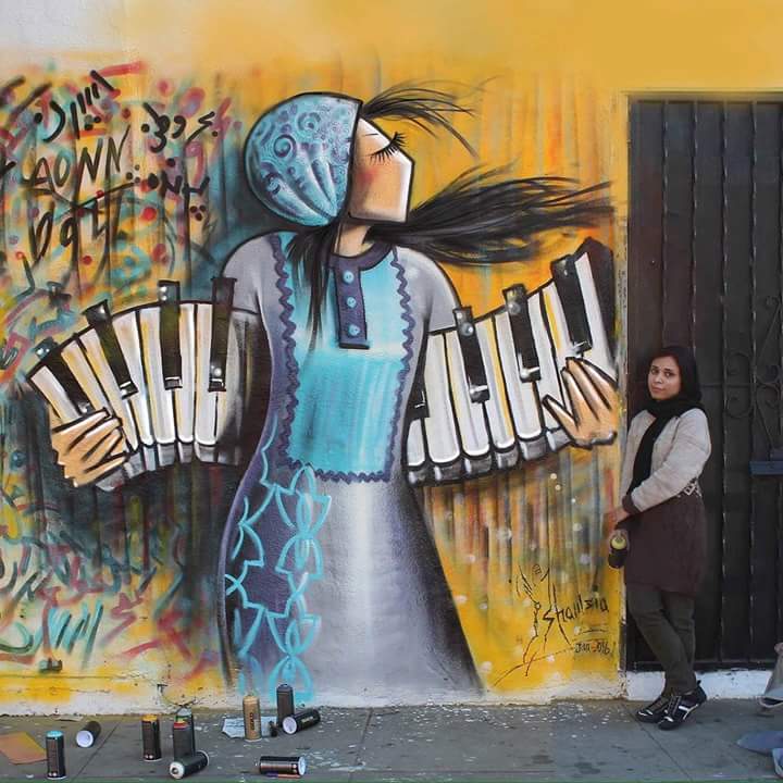 Shamsia Hassani @ Los Angeles