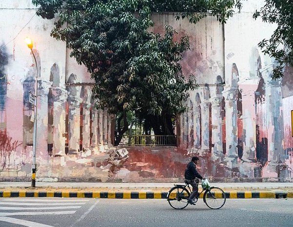 Borondo (Spagna) a Nuova Delhi