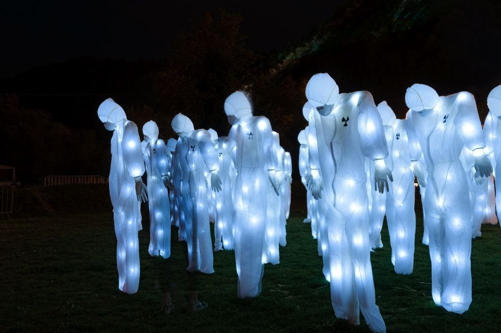 “Radioactive Control” by Luzinterruptus @ Lux festival