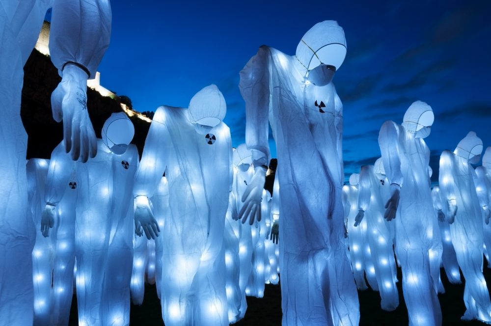 “Radioactive Control” by Luzinterruptus @ Lux festival