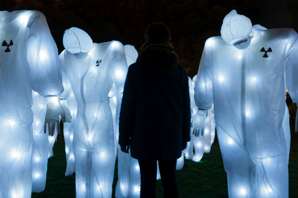 “Radioactive Control” by Luzinterruptus @ Lux festival