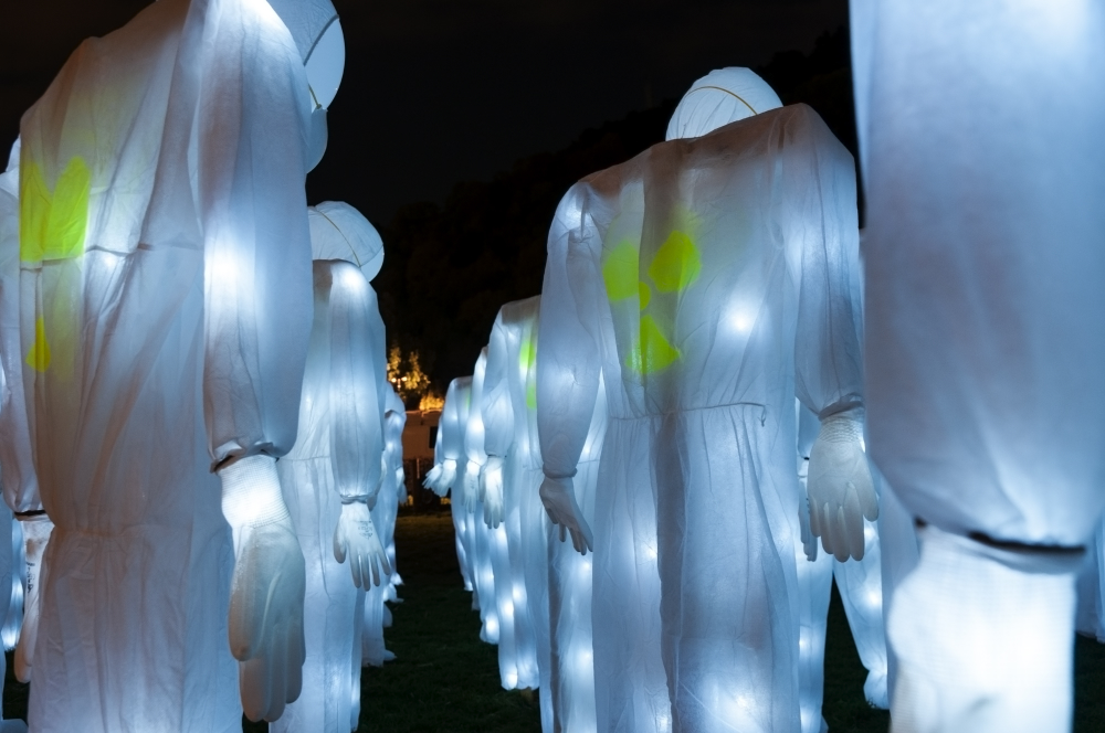 “Radioactive Control” by Luzinterruptus @ Lux festival