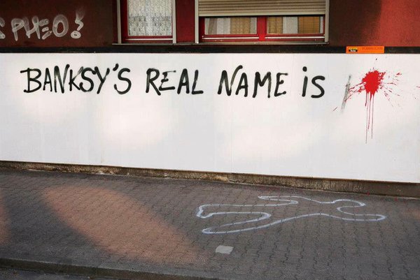 "Banksy's real name is..." by MTO