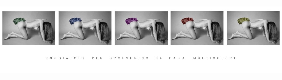 Michelangelo Arizzi - Poggiatoio per piumino da casa multicolore