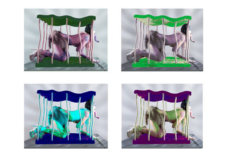 Michelangelo Arizzi - The pigs prisoner