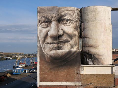 Guido Van Helten @Oostende, Belgio Guido Van Helten @Oostende, Belgio