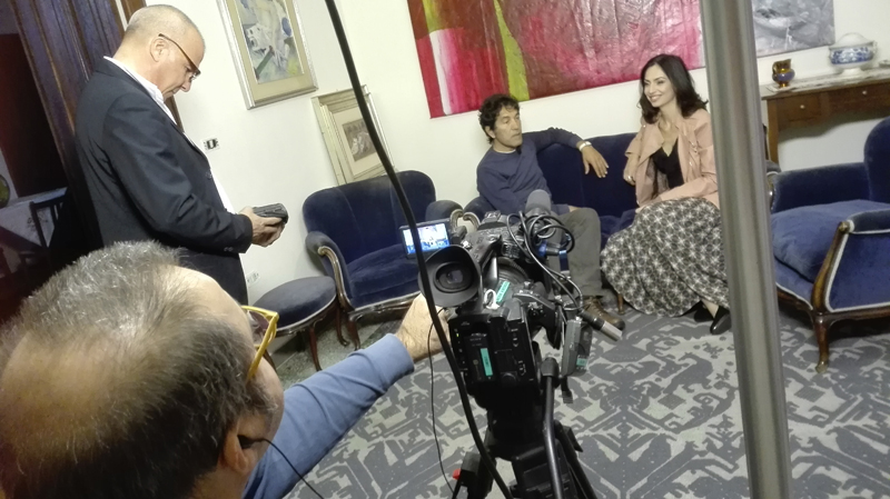 I 5 sensi dell'arte (backstage) - Salvatore Garau