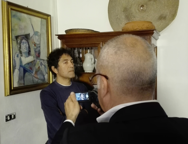 I 5 sensi dell'arte (backstage) - Salvatore Garau