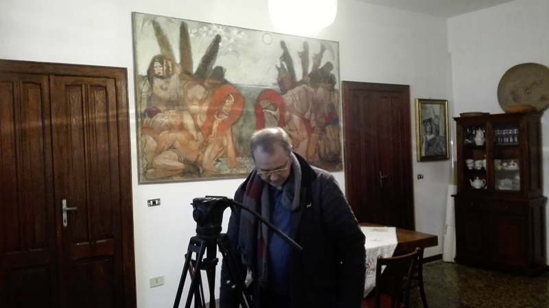 I 5 sensi dell'arte (backstage) - Salvatore Garau