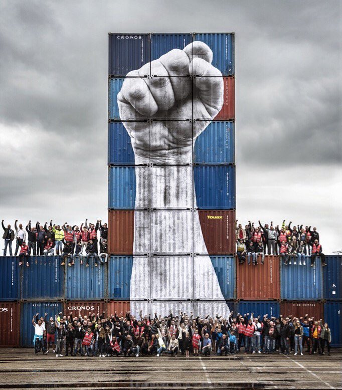 JR @Docker, Le Havre (Francia) JR @Docker, Le Havre (Francia)