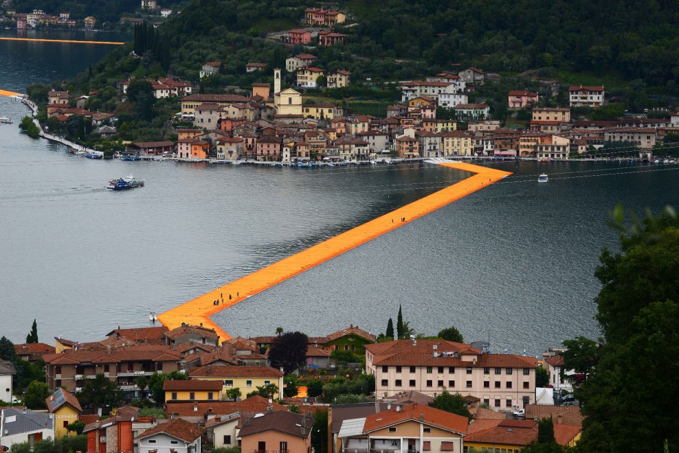 The Floating Piers by Christo