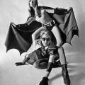 Andy Warhol e Nico come Batman e Robin, 1967