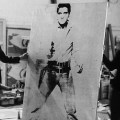 Bob Dylan con Double Elvis di Andy Warhol