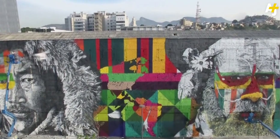 Eduardo Kobra @Rio de Janeiro per le Olimpiadi
