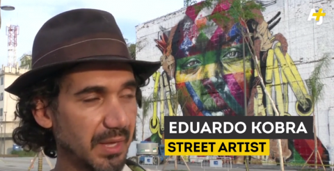 Eduardo Kobra @Rio de Janeiro per le Olimpiadi