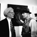1980. Andy Warhol e Joseph Beuys alla mostra terre motus di Lucio Amelio