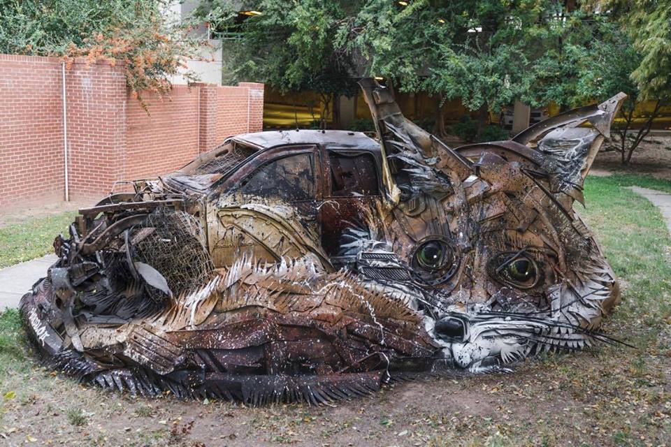 Bordalo II @Fort Smith, Arkansas, USA