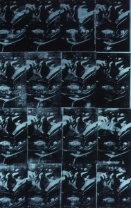 "Fallen Body" by Andy Warhol, dalla sua serie "Death and Disaster", 1962-67