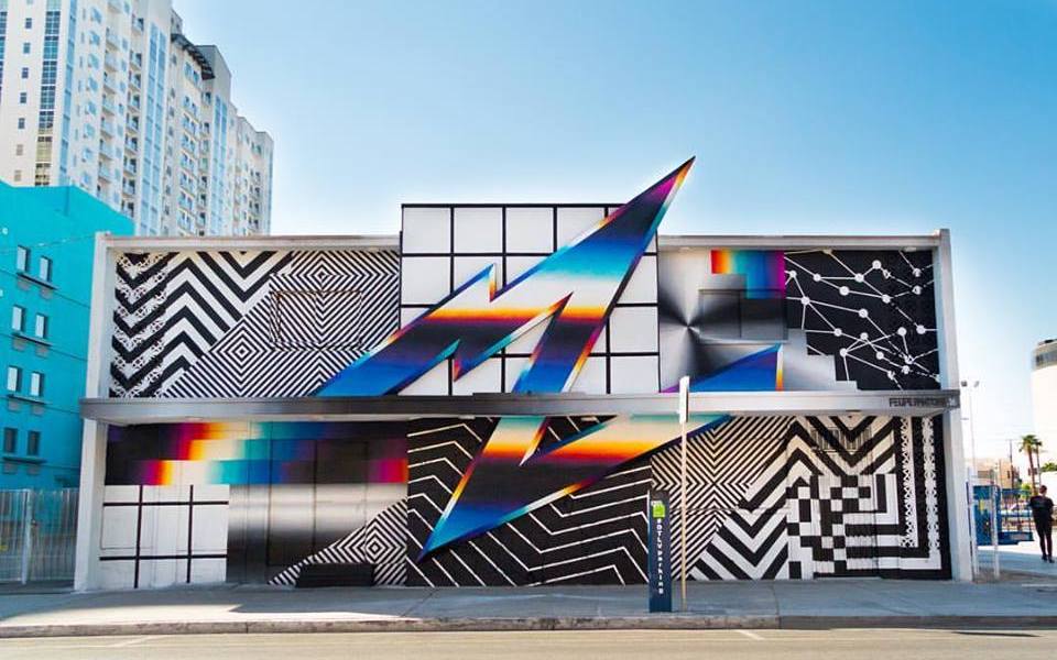 Felipe Pantone @Las Vegas, Nevada, USA