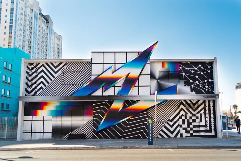 Felipe Pantone @Las Vegas, Nevada, USA