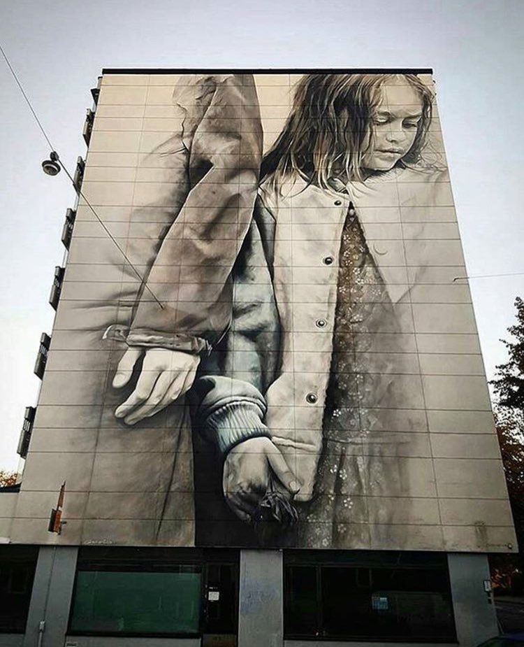 Guido Van Helten @Helsinki, Finandia