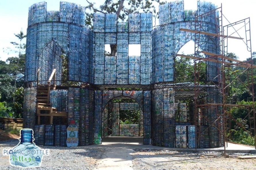 Plastic Bottle Village