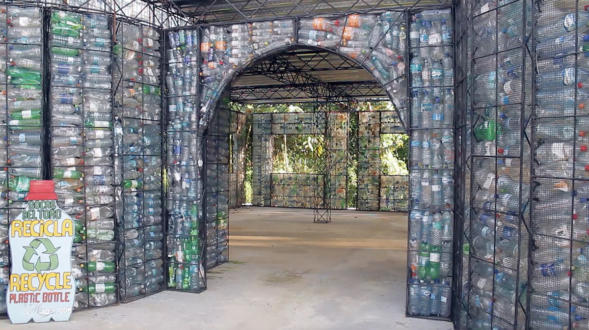 Plastic Bottle Village