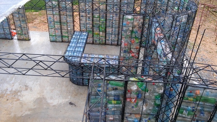 Plastic Bottle Village