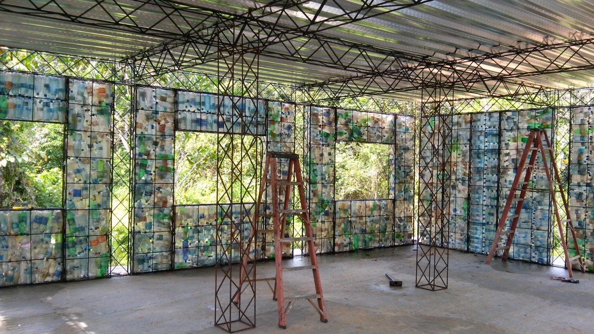 Plastic Bottle Village