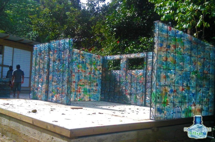 Plastic Bottle Village