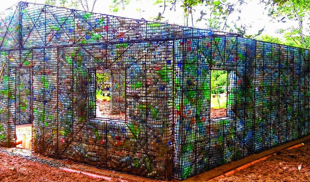 Plastic Bottle Village