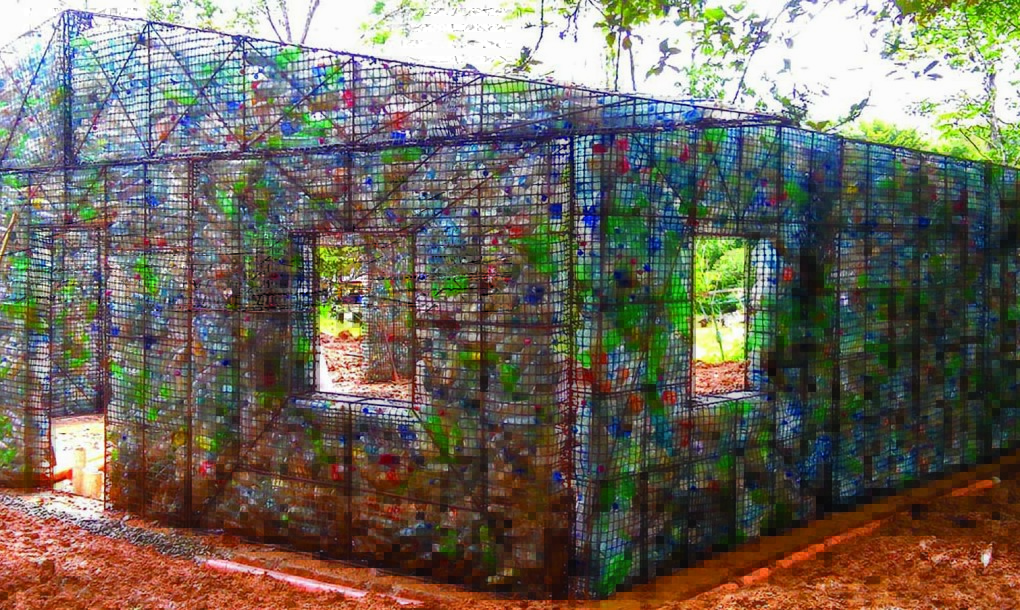 Plastic Bottle Village