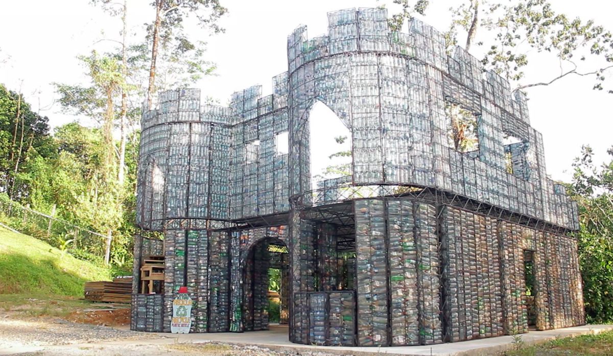 Plastic Bottle Village