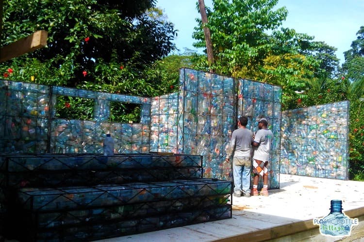 Plastic Bottle Village