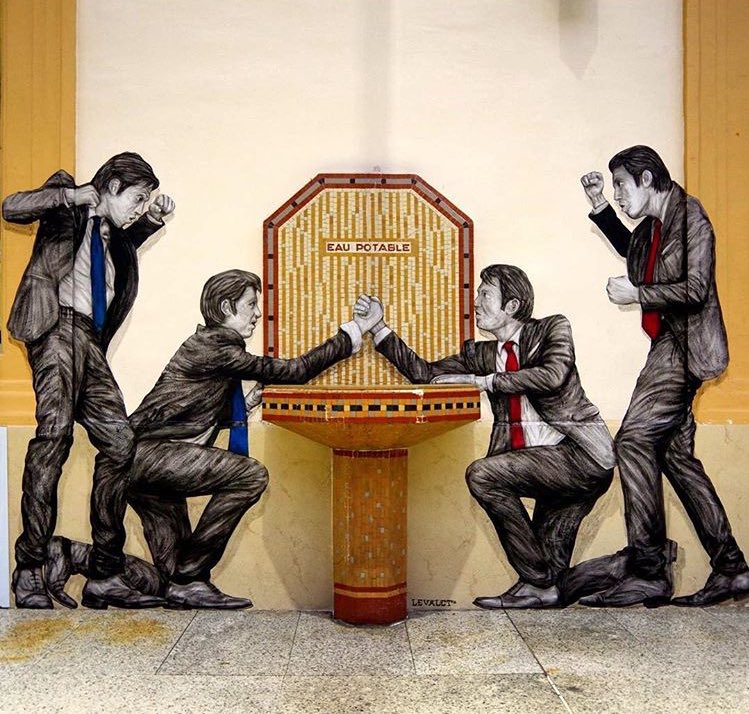 Levalet @Gare Saint Lazare, Paris
