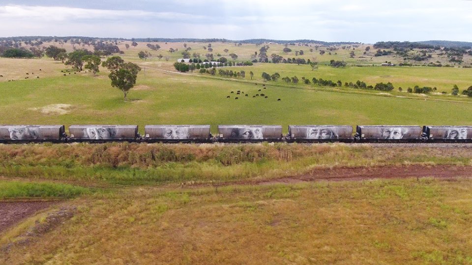Guido van Helten @Manildra, Australia
