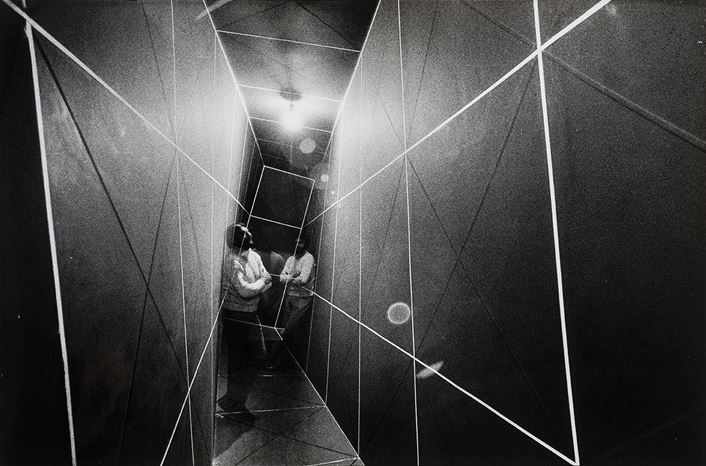 Gianni Colombo, 1970. Fotografia di Ugo Mulas