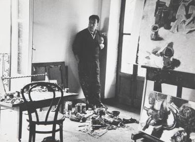 Guttuso a Velate , 1961. Fotografia di Ugo Mulas