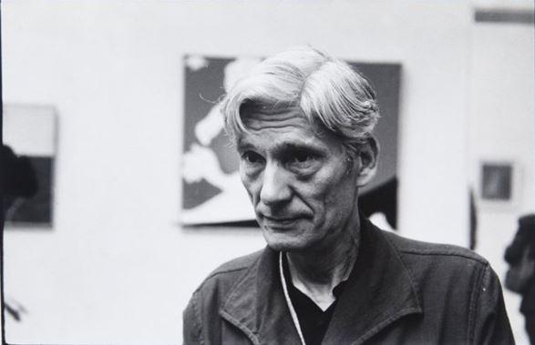 Osvaldo Licini nella sua sala , 1958. Fotografia di Ugo Mulas