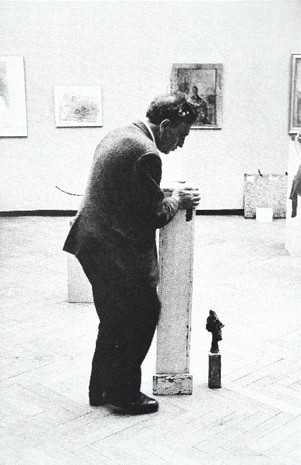 Alberto Giacometti, XXXI Biennale di Venezia , 1962. Fotografia di Ugo Mulas