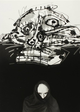 Antonio Saura, ca. 1960. Fotografia di Ugo Mulas